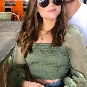 XS green shirt